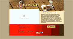 Desktop Screenshot of lilporgysbbq.com