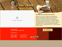 Tablet Screenshot of lilporgysbbq.com